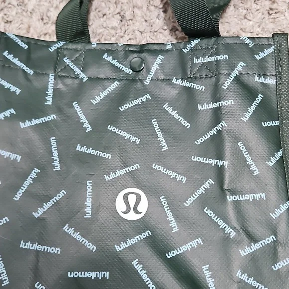 NBU Lululemon Dark Green Tote Bage - Picture 2 of 5